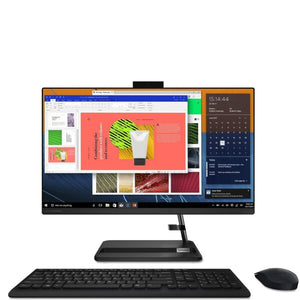 Open Box Unused Lenovo IdeaCentre AIO 3 11th Gen Intel i5 23.8" FHD IPS 3-Side Edgeless All-in-One Desktop with Alexa Built-in (8GB/1 TB HDD/Windows 11 Home/MS Office 2021/Wireless Keyboard & Mouse) F0G0015NIN