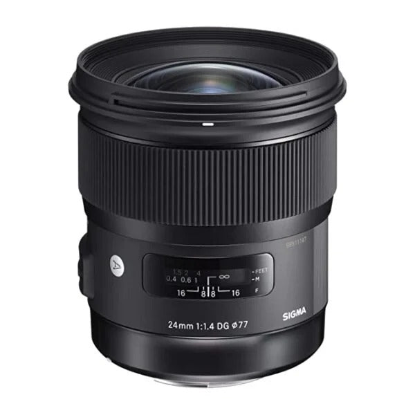 Used Sigma 24mm f/1.4 DG HSM Art Lens for Sony E-Mount Cameras Black