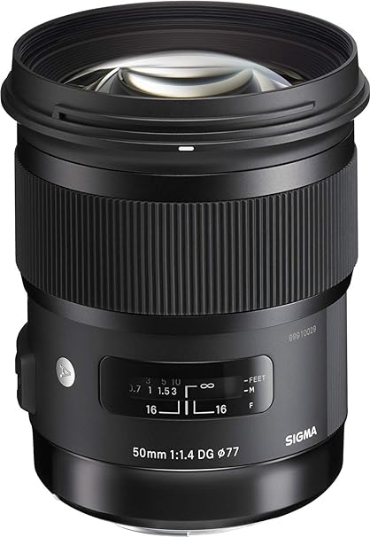 Used Sigma 50mm F/1.4 DG HSM Art Lens for Canon DSLR Cameras