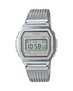 Casio Vintage Digital Silver Dial Unisex D278 A1000MA-7DF