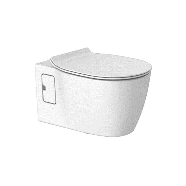 American Standard Concept 3/4.5lpf Wall Hung Toilet_bowl + Seat Cover CCAS3105-4W20410A0