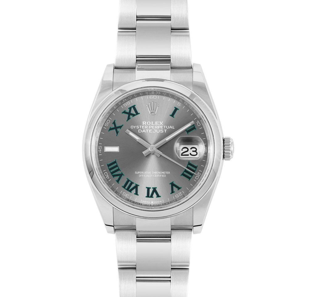 Pre Owned Rolex Datejust Unisex Watch 126200-GRYROM-G22A