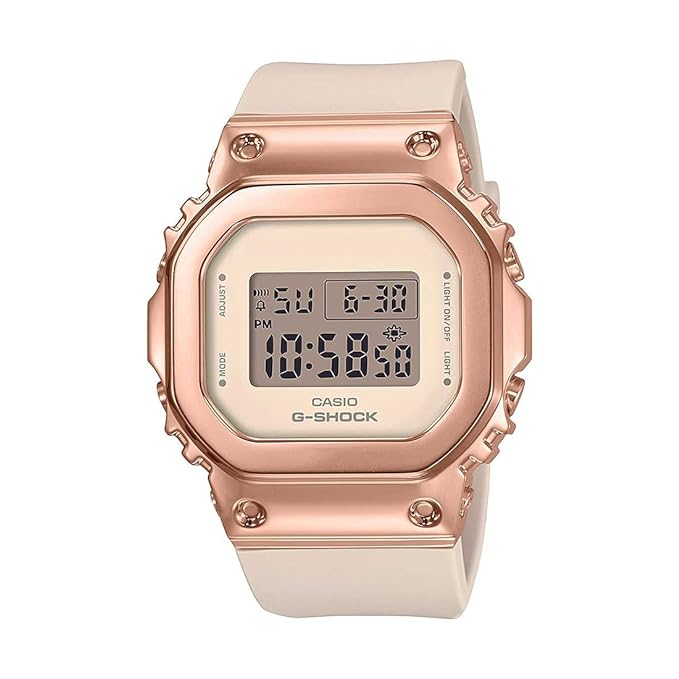 Casio G-Shock Digital Pink Gold Dial Women Watch G1071 GM-S5600PG-4DR