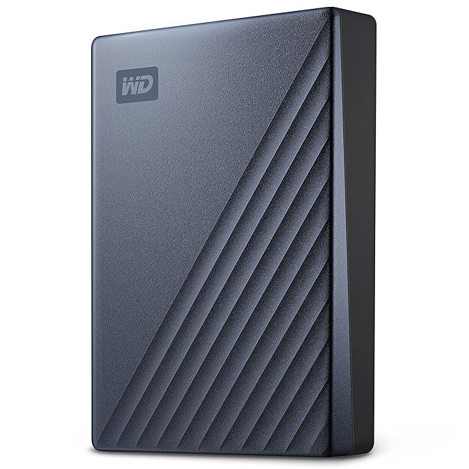 Open Box Unused Western Digital WD 5TB My Passport Ultra Portable Hard Disk Metal Drive USB-C & USB 3.1 with Automatic Backup,Password Protection Compatible