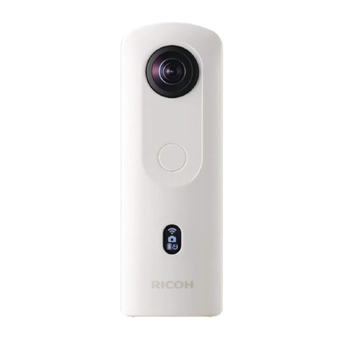 Open Box, Unused Ricoh Theta SC2 White 360°Camera 4K Optical Zoom Video with Image Stabilization