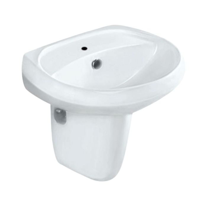 Jaquar Wall Hung Basin With Half Pedestal SLS-WHT-6801