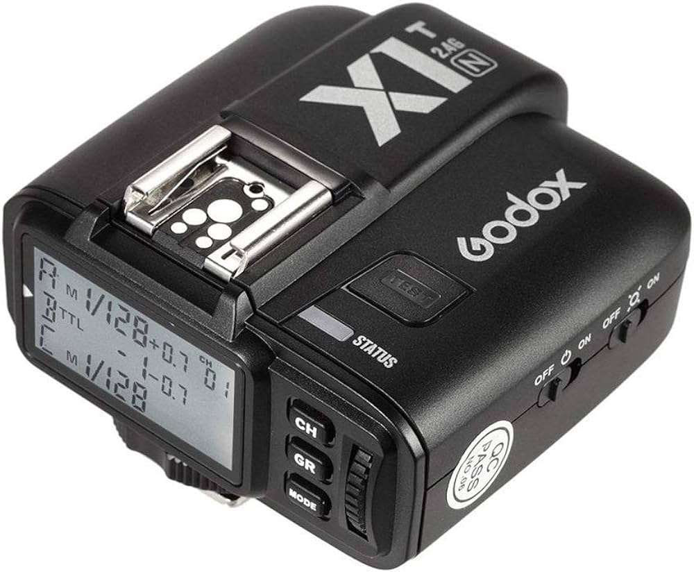 Used Godox X1T-N TTL Wireless Flash Trigger Transmitter For Nikon Cameras Camera Remote Control