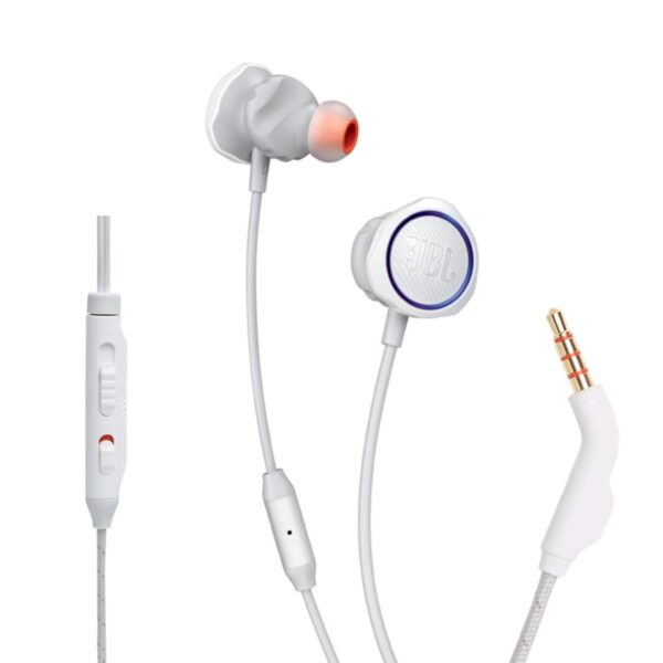 Open Box, Unused JBL Quantum 50 by Harman Wired in-Ear Gaming Headphone with Twist-Lock Technology Pack of 2