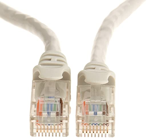 Open Box, Unused AmazonBasics HAMA299068 RJ45 Cat-5e Ethernet Patch/LAN Cable for Router Pack of 35