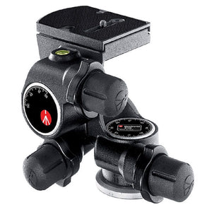 Manfrotto 410 Junior Geared Tripod Head Easy to Use Ergonomic Knobs