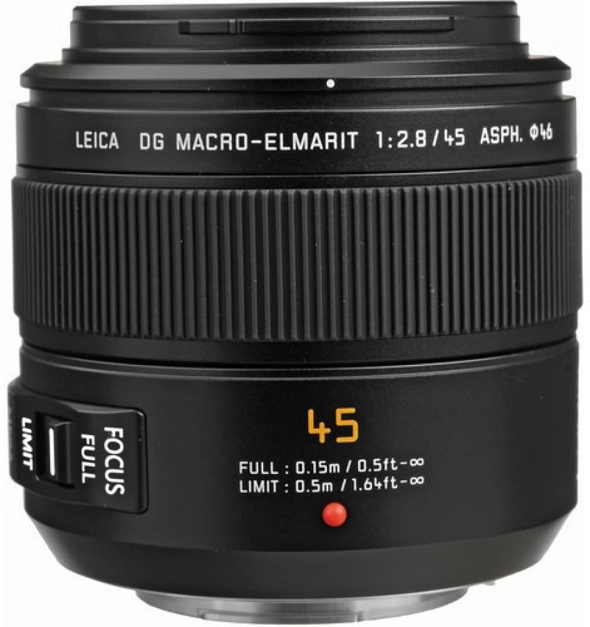 Used Panasonic Leica DG Macro-Elmarit 45mm f/2.8 ASPH