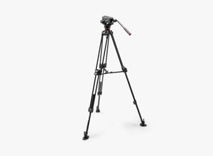 Manfrotto MVK504XTWINFA 504X Fluid Video Head with 645 Fast Twin Alu Tripod