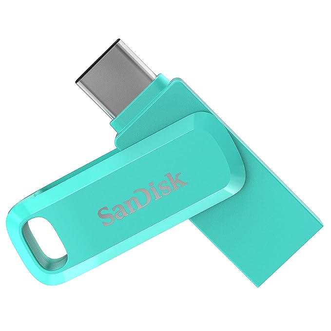 Open Box, Unused SanDisk Ultra Dual Drive Go usb3.0 Type C Pen Drive for Mobile Green 128 GB 5Y