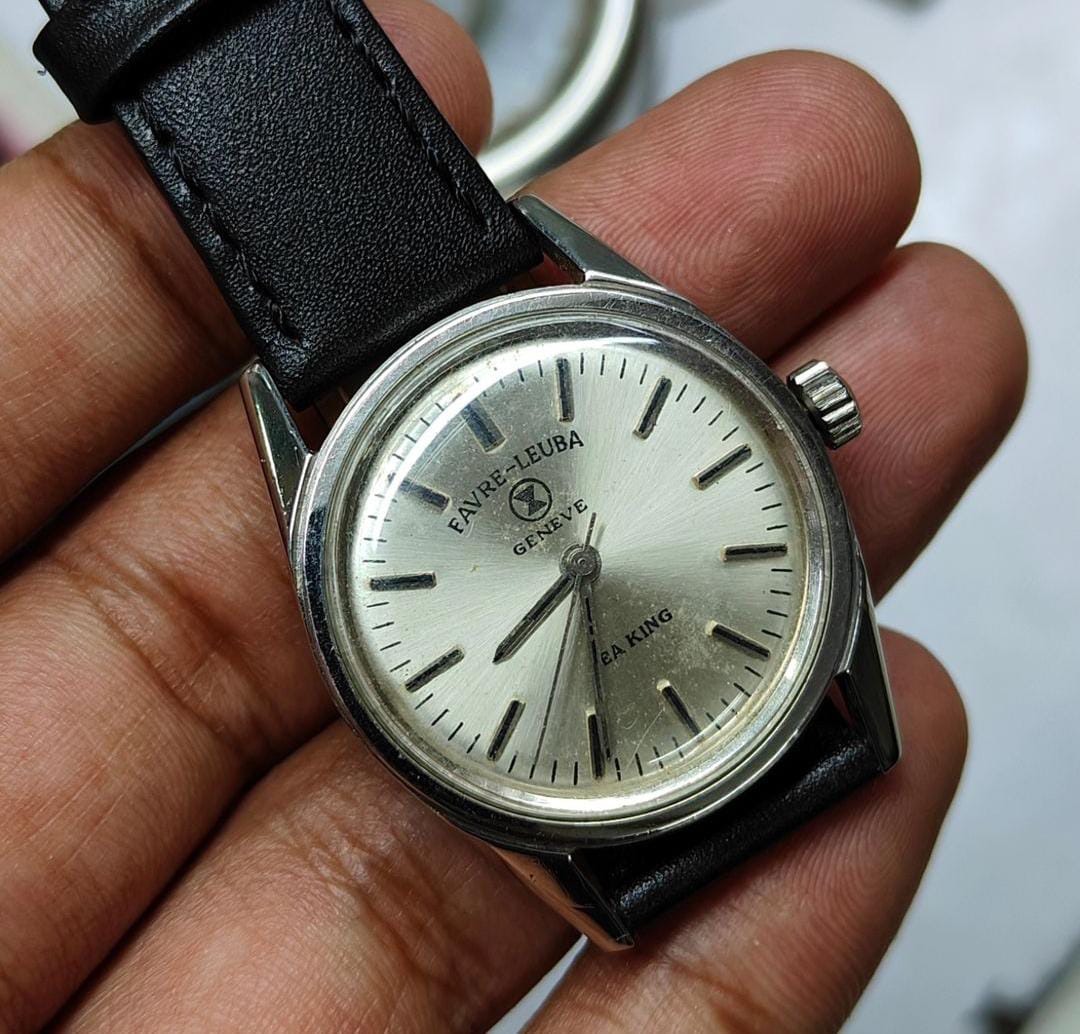 Vintage Favre-Leubra Geneve EA King Watch