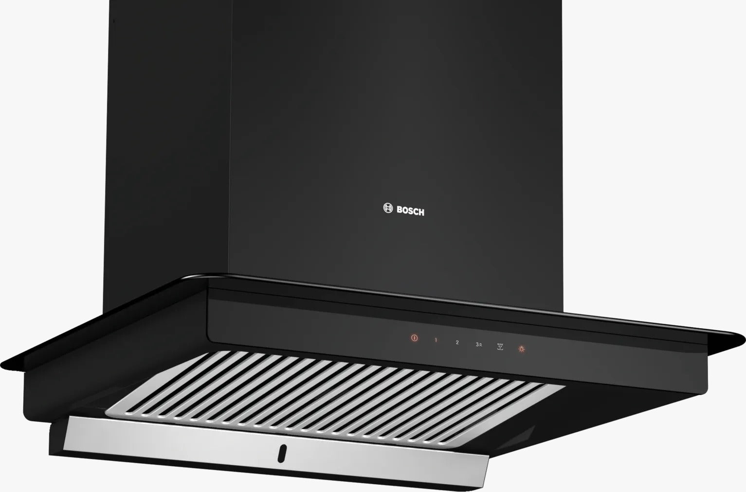 Bosch Series 4 Wall-mounted Cooker Hood 60 Cm Flat Black DWGA68G60I