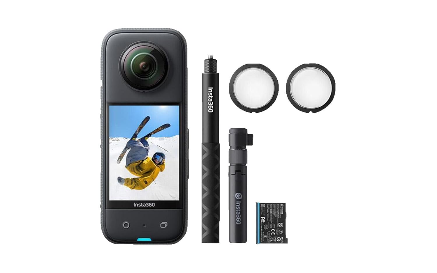 Open Box, Unused Insta360 X3 Creator Kit Sports and Action Camera  Black, 72 MP