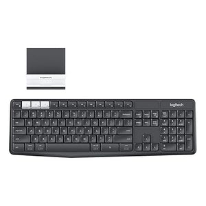 Open Box, Unused Logitech K375s Wireless Multi Device Keyboard Black/ Charcoal