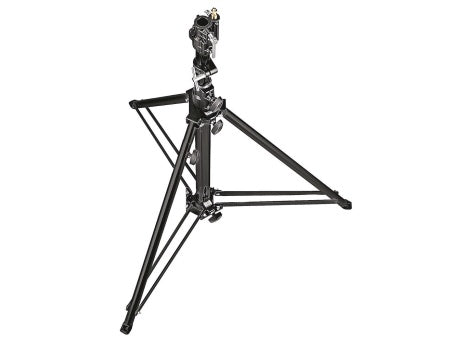 Manfrotto Follow Spot Stand with Leveling Leg Black 4.8 Feet, 070BU