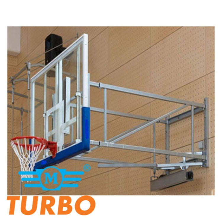 Detec™ Basketball Post Wall Mounted System Side Foldable MTGP - 07