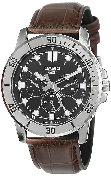 Casio Analog Black Dial Men's Watch-MTP-VD300L-1EUDF A1751