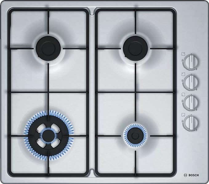 Bosch Series 2 Gas Hob 60 Cm Stainless Steel PBH6C5B60I