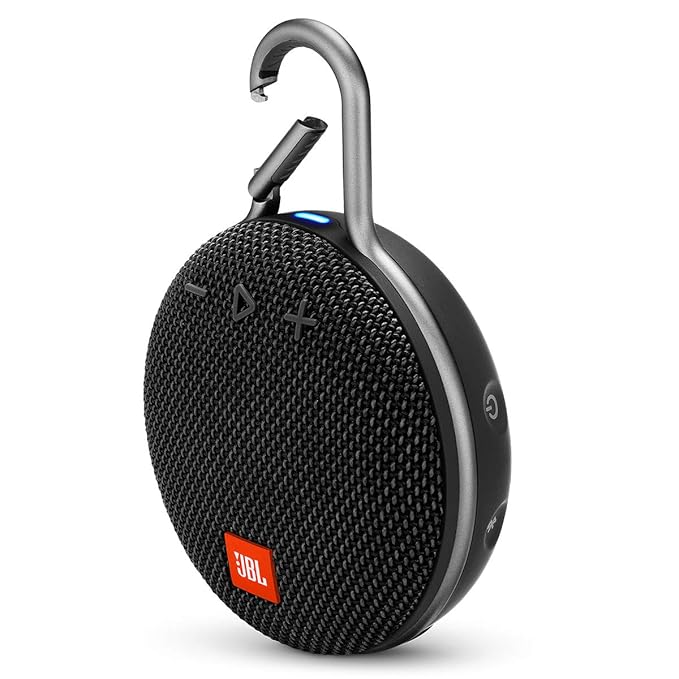 Open Box Unused JBL Clip 3 Portable Waterproof Wireless Bluetooth Speaker Black