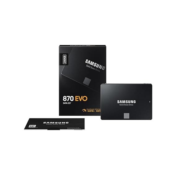 Open Box Unused Samsung 870 EVO 500GB SATA 6.35 cm (2.5") Internal Solid State Drive SSD MZ-77E500