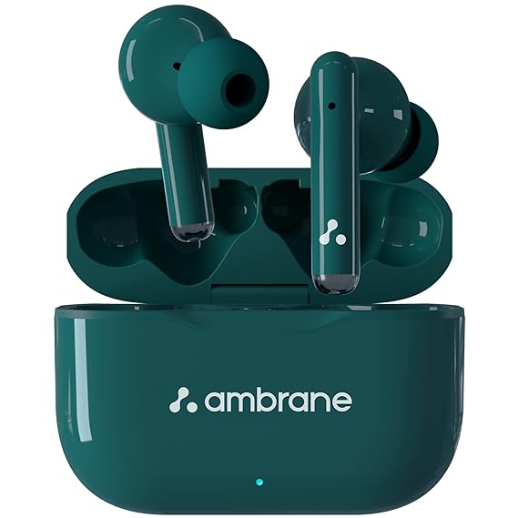Open Box, Unused Ambrane Dots 38 Bluetooth Truly Wireless in Ear Earbuds with MicGreen