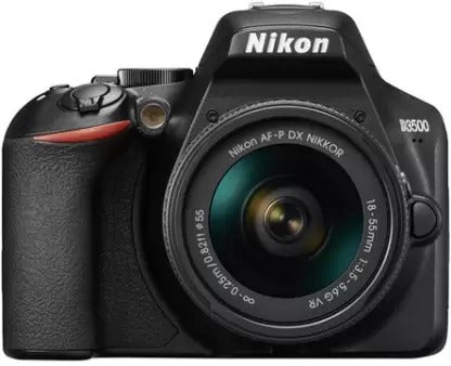 Used Nikon D3500 DSLR Camera AF-P DX NIKKOR 18-55mm f/3.5-5.6G VR  Black