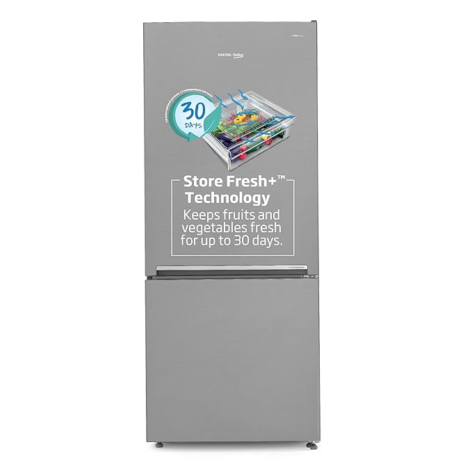 Open Box, Unused Voltas Beko A TATA Product 340 L 2 Star Frost free Inverter Double door Bottom Mount Refrigerator RBM365DXPCF