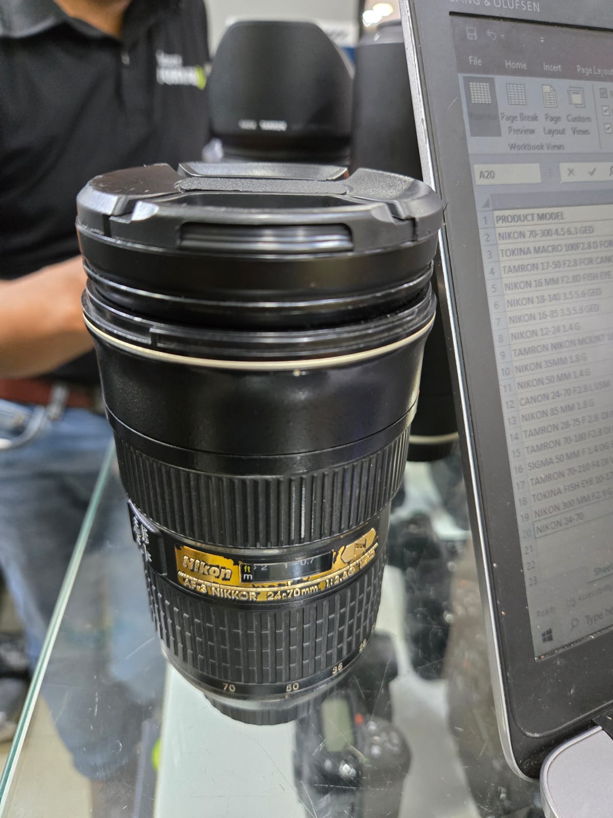 Used Nikon AF-S 24-70MM F/2.8 ED VR Lens