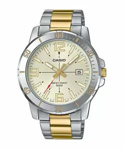 Casio Enticer Analog Yellow Dial Men's Watch A1736 MTP-VD01SG-9BVUDF
