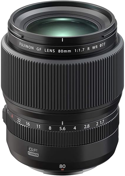 Fujifilm GF80mmF1.7 R WR Lens Black