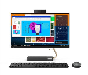 Open Box Unused Lenovo IdeaCentre AIO 5 23.8 FHD IPS Touchscreen All-in-One Desktop 11th Gen Intel Core i7/16GB/512GB SSD/Windows 11 Home/Office 2021/NVIDIA MX450 2GB GDDR6 Graphite Grey