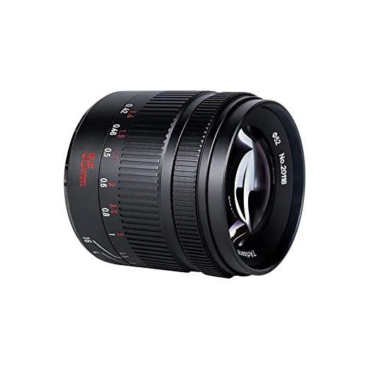 Used 7Artisans 55mm F1.4 II Manual Focus APS-C Lens for Nikon Z mount Cameras