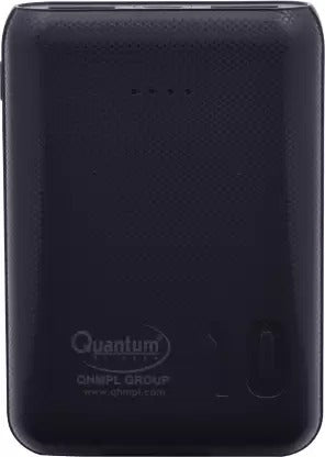 Open Box, Unused Quantum 10000 mAh Power Bank Black Pack of 5