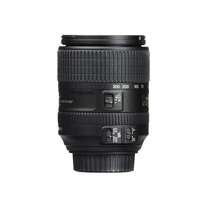 Used Nikon 18-300 mm f/3.5-6.3G ED VR AF-S DX Nikkor Lens Black