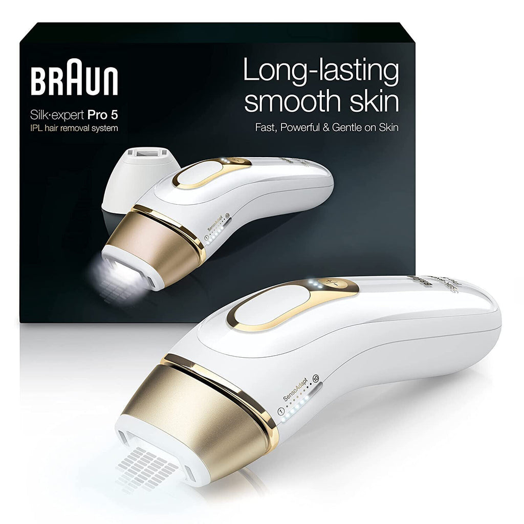 Open Box Unused Braun IPL Hair Removal for Women Silk Expert Pro 5 PL5137 FDA Cleared Permanent Corded Epilator