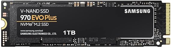 Open Box Unused Samsung 970 EVO Plus 1TB PCIe NVMe M.2 (2280) Internal Solid State Drive (SSD) MZ-V7S1T0