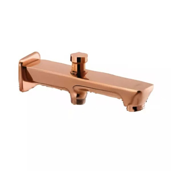 Cera Ruby Single Lever Wall Mount Bath Tub Spout with Button Rose Gold F1005662RG