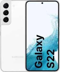 Open Box Unused Samsung Galaxy S22 5G Phantom White 128 GB 8 GB RAM