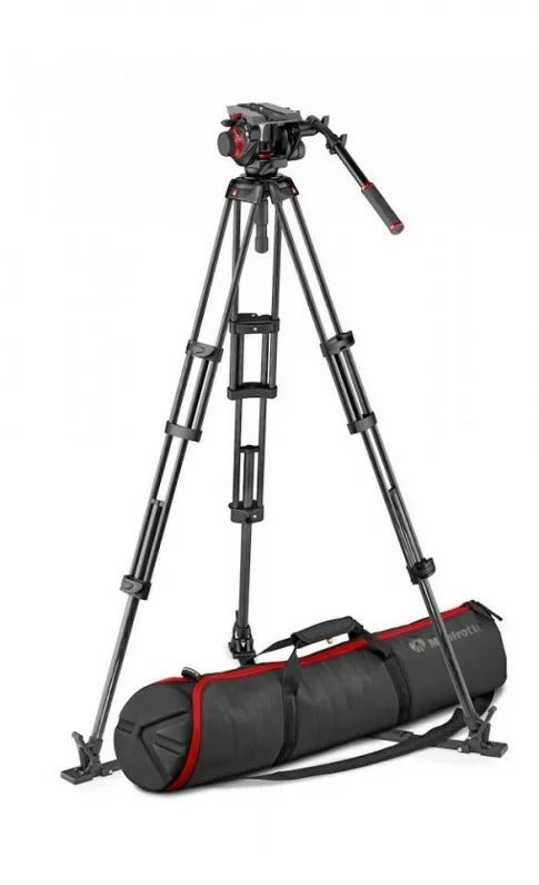 Manfrotto MVK504TWINGC 504 Video Head W/cf Twin Leg Tripod GS 100/75mm