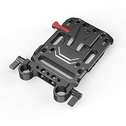 SmallRig V Mount Battery Mount Plate with Dual 15mm Rod Clamp 3016