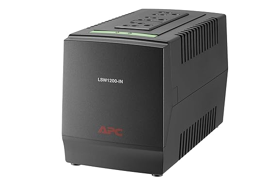 Open Box Unused APC LSW1200 600 Watt, 230V Voltage Stabilizer (160-285V Range), Ideal for Large Refrigerator, Home Electrical & Electronics Appliances