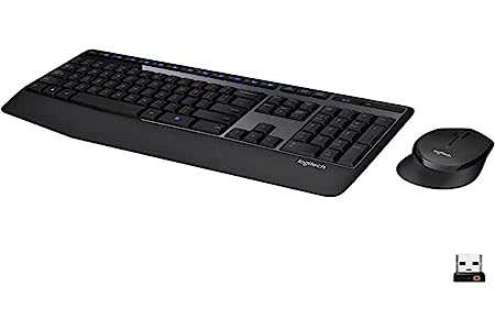 Open Box, Unused Logitech MK345 Wireless Keyboard and Mouse Set Full-Sized Keyboard