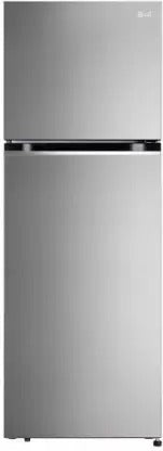 Open Box, Unused LG 340 L Frost Free Double Door Top Mount 2 Star Refrigerator  Shiny Steel, GL-S342SPZY