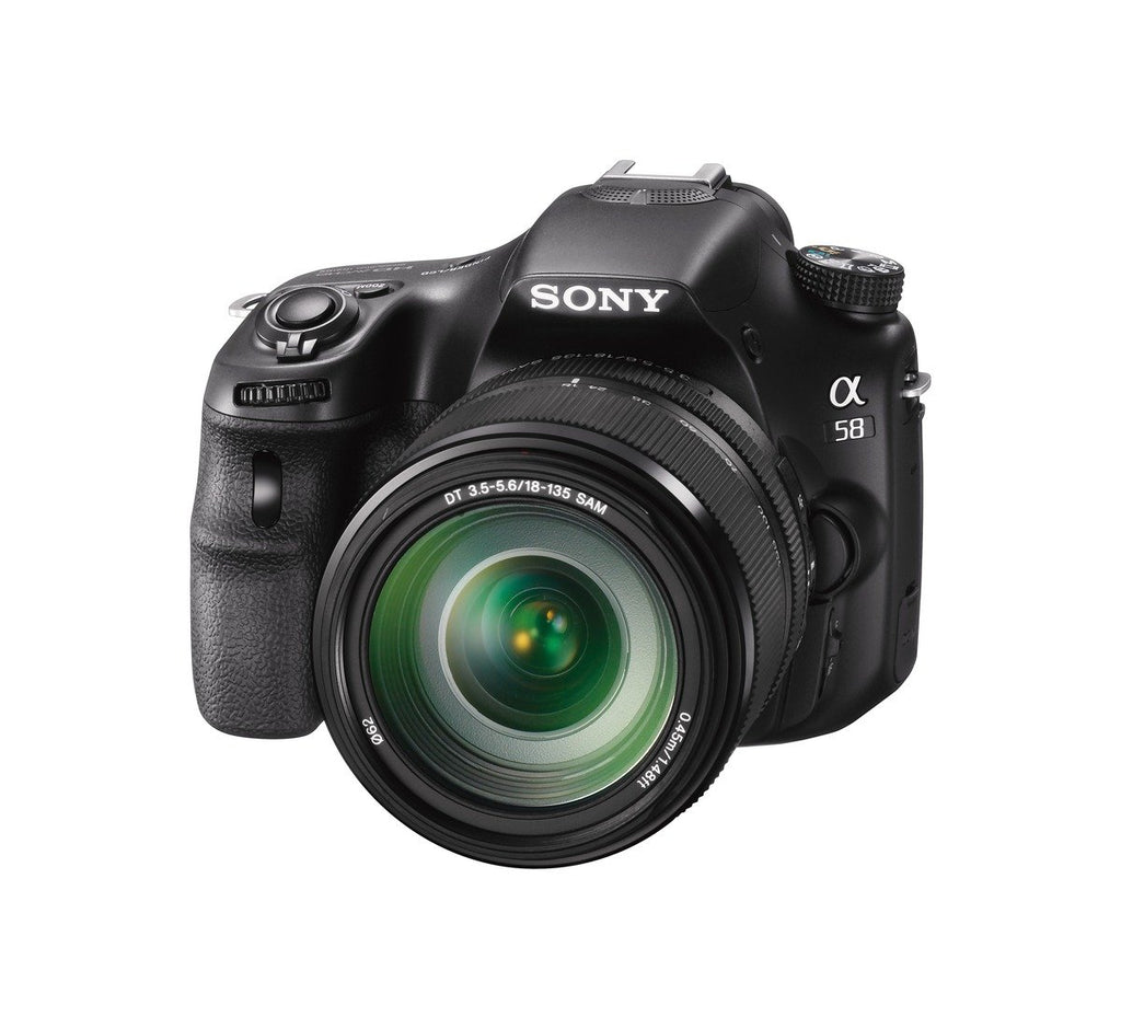 Open Box, Unused Sony Alpha A58Y 20.1MP Digital SLR Camera with 18-55 & 55-200mm Lens