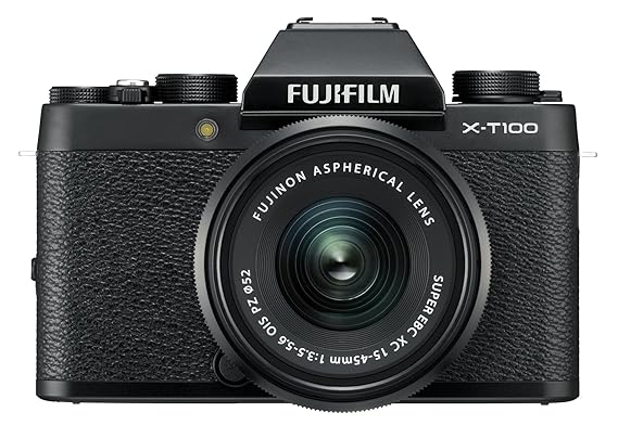 Used Fujifilm X-T100 24.2 MP Mirrorless Camera with XC 15-45 mm Lens
