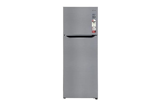 Open Box, Unused LG 284 Litres 2 Star Frost Free Double Door Convertible Refrigerator GL-S302SPZY, Shiny Steel