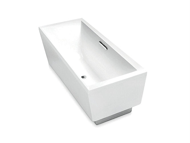 Kohler Evok 1.7m Rec Freestanding Bath In White K-18343T-0